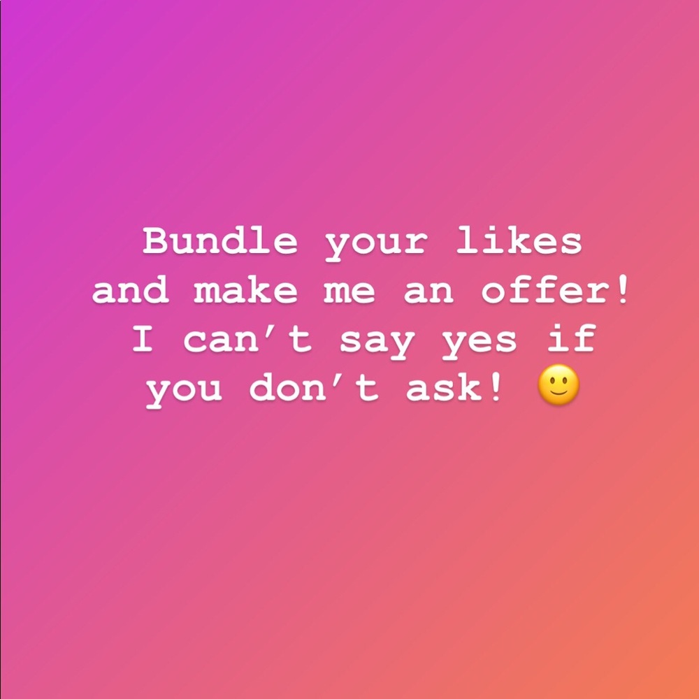 Bundle and offer!